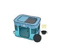 Vevor BLKZDCWWL32IBTPWQV0 32 x 24 x 22 in. Foldable Dog Cat Pen 600D Oxford Cloth Removable Zipper Top