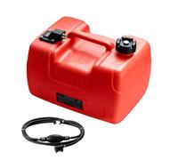 Vevor Boat Fuel Tank, 3.17-Gallon/12-L Marine Outboard Transfer Tank, Transfer Tank With 9.8 Ft Hose, Gauge For Yacht