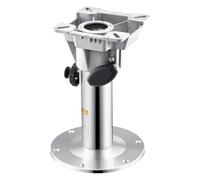VEVOR Boat Seat Pedestal, Adjustable Height from 12.76 to 18.7 Inches, Aluminum Alloy Boat Chair Base with Locking Design, Waterproof & Rust-resistant, Ideal for Fishing and Boating Enthusiasts