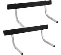 VEVOR Boat Trailer Guide-ons, 2 PCS Rustproof Steel Trailer Guide ons, Trailer Guides with Carpet-Padded Boards, Mounting Parts Included, for Ski Boat, Fishing Boat or Sailboat Trailer