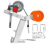 VEVOR Boat Trailer Winch Stand with Roller,544 kg Winch & 51 mm x 7.6 m Winch Strap,Boat Winch Mount with U-Bolt for 50.8-76.2 mm W x 76.2-101.6 mm H Trailer Tongue,Fit for Jet Ski,Sailboat, Speedboat
