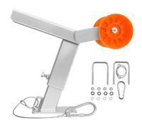 VEVOR Boat Trailer Winch Stand with Roller, Adjustable Height 365-548 mm, Boat Winch Mount with U-Bolts for 50.8-76.2 mm W x 76.2-101.6 mm H Trailer Tongue, Fit for Jet Ski, Sailboat, Speedboat
