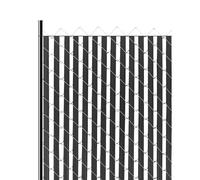 VEVOR Bottom Locking Privacy Slats, Double-Wall Vertical Bottom-Locking Slats for Chain-Link Fence, High-Density HDPE Chain Link Slats Ideally Fit 6'