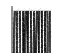 VEVOR Bottom Locking Privacy Slats, Double-Wall Vertical Bottom-Locking Slats with Wings for Chain-Link Fence