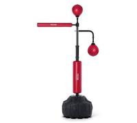 VEVOR Boxing Speed Trainer, Punching Bag with Stand, Reflex Boxing Bag for Teens & Adults, Height Adjustable Free Standing Strike Bag Set with Gloves,