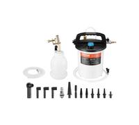 VEVOR Brake Bleeder Kit, 3L Brake Fluid Extractor with 1L Siphon Refilling Bottle & 13 Hose Connectors, Complete Brake Fluid Bleeder Kit with Extended