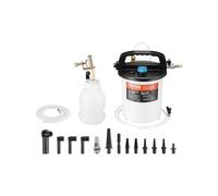 VEVOR Brake Bleeder Kit, 3L Brake Fluid Extractor with 1L Siphon Refilling Bottle & 13 Hose Connectors, Complete Brake Fluid Bleeder Kit with Extended Silicone Hose & Handle, Fit for Most Vehicles