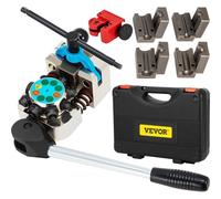 VEVOR Brake Line Flaring Tool, 45 Degree Single, Double, and Bubble Flares for 3/16\", 1/4\", 5/16\" and 3/8\" Tube Size, Suitable for Soft Metal of C