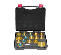 VEVOR Brake Master Bleeder Kit, 17 Pcs, Professional Brake Bleeder Adapter Set with Complete Kit & Handle, Durable Brake Bleeder Adapter for Brake Fluid Filling Fit for Most New & Old Vehicles