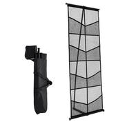 Vevor Brochure Display Stand, 4-Tier 8 Pockets Mesh Literature Display Holder, Floor Standing Magazine Catalog Rack