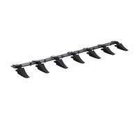 VEVOR Bucket Tooth Bar, 60'', Heavy Duty Tractor Bucket 7 Teeth Bar for Loader Tractor Skidsteer, 4560 lbs Load-Bearing Capacity Bolt On Design, for Efficient Soil Excavation and Bucket Protection