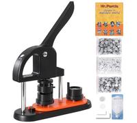 Vevor Button Maker Machine, 0.98 Inch/25mm Pin Maker, Installation-Free Badge Punch Press Kit, Children Diy Gifts