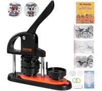 VEVOR Button Maker Machine, 2.28 inch/58mm Pin Maker, Installation-Free Badge Punch Press Kit, Children DIY Gifts Button Making Supplies with 100pcs B