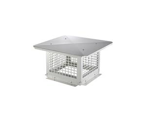 Vevor BXGFXPDYDGYS8DSKIV0 12 x 12 in. Chimney Cap 304 Stainless Steel Fireplace Chimney Cover Fits Mesh Flue Covers Outside, Silver