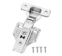 VEVOR Cabinet Hinges, 50 Packs Full Overlay Kitchen Cabinet Door Hinges, 100 Degree Opening Angel Soft Close Concealed Cupboard Hinges for Framed + Frameless Cabinet Type, with Mounting Screws