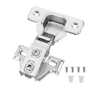 VEVOR Cabinet Hinges, 60 Packs Partial Overlay Kitchen Cabinet Door Hinges, 100 Degree Opening Angel Soft Close Concealed Cupboard Hinges for Framed + Frameless Cabinet Type, with Mounting Screws