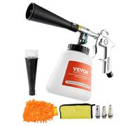 VEVOR Car Cleaning Gun, 6-9.2 Bar High-Pressure Air Blow Gun with 2 Set Nozzles & 1L Liquid Bottle, Vortex Cleaning Gun, Quickly Blasts Dirt and Dust