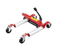 VEVOR Car Dolly Lifter, Max Capacity 1500 Lbs, 360° Rotatable Wheels, Heavy Duty Vehicle Positioning Hydraulic Tire Jack, for Auto Repair Moving