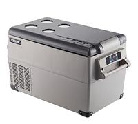 VEVOR Car Refrigerator, DC 12/24V AC100-240V Compressor Electric Cooler | -4°F to 68°F Car Fridge with APP Control, 60W Cars Freezer for RVs, Campsites, Camping, Fishing, 37 QT Portable Freezer