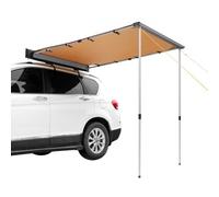 VEVOR Car Side Awning, Large 4.6'x6.6' Shade Coverage Vehicle Awning, PU3000mm UV50+ Retractable Car Awning with Waterproof Storage Bag, Suitable for