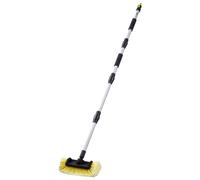 VEVOR Car Wash Brush 62-Inch Extendable Car Washing Brush with Long Handle Soft Chenille Fiber Car Wash Mop Mitt 180 Rotatable Car Cleaning Brush w