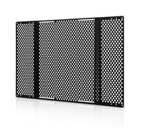 VEVOR Caravan Door Guard, Adjustable Grille 558-800mm, Reinforced Breathable Honeycomb Holes, Iron Caravan Entry Protector for Pet Protection, Black