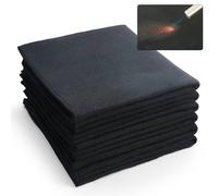 VEVOR Carbon Felt Welding Blanket 6 Pack, 21" x 20" Flame Retardant Welding Blankets, Up to 1800°F Heat Resistant Blanket Set, Cuttable Carbon Fiber Fire Retardant Insulation Welding Mat Pad