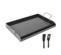 Vevor Carbon Steel Griddle, Universal Flat Top Rectangular Plate, Gas Grill Griddle For Bbq Grill, Teppanyaki, Portable
