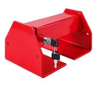 VEVOR Cargo Container Lock 9.84"-17.32" Locking Distance Semi Truck Door Locks with 2 Keys Shipping Container Accessories Red Powder-coated with Sprin