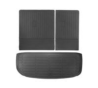 VEVOR Cargo Mats Compatible with Hyundai Palisade 2020-2024 Custom Fit TPE Cargo Liner Set for SUVs Trunk and Rear Back Seat Protector Replacement