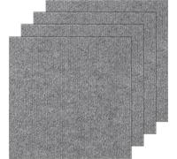 VEVOR Carpet Tiles Peel and Stick, 12” x 12” Squares Self Adhesive Carpet Floor Tile, Soft Padded Carpet Tiles, Easy Install DIY for Bedroom Living Ro