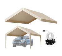 VEVOR Carport Replacement Canopy Cover 12x20 ft UV-Resistant Frame Not Included