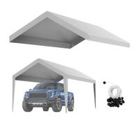 Vevor Carport Replacement Canopy Cover 10 X 20 Ft, Garage Top Tent Shelter Tarp Heavy-Duty Waterproof & Uv Protected