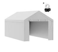 Vevor Carport Replacement Canopy Cover Top + Side Wall 10 X 20 Ft, Garage Tent Shelter Tarp Heavy-Duty Waterproof