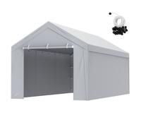 VEVOR Carport Replacement Canopy Cover Top + Side Wall 6000 x 3000 mm, Garage Tent Shelter Tarp Heavy-Duty Waterproof & UV Protected, Easy Installatio