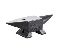 VEVOR Cast Iron Anvil, 22 Lbs(10kg) Single Horn Anvil with Large Countertop and Stable Base, High Hardness Rugged Round Horn Anvil Blacksmith, for Bending, Shaping