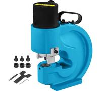 VEVOR CH-70 Hydraulic Hole Puncher Punching Tool Puncher, 35T Flat Copper Electric Pump L Style, CP-700 H Style CFP-800-1 Busbar Tungsten Steel