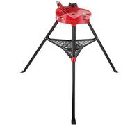 Vevor Chain Vise W/ Tripod Stand, 1/8"-6", 1323 Lbs, Portable Folding Stand W/ Tray For Plumbing Work