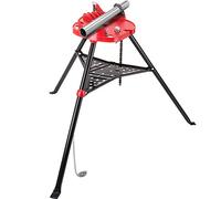 VEVOR Chain Vise with Tripod Stand | 1/8"-6" Pipe Capacity | 1323 lbs Loading Capacity | Portable Stand with Folding Legs and Tool Tray | Ideal for Plumbing and Pipe Work