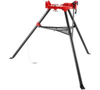 VEVOR Chain Vise with Tripod Stand | 3.2 to 152 mm Pipe Capacity | 600 kg Loading Capacity | Portable Stand with Folding Legs and Tool Tray | Ideal fo