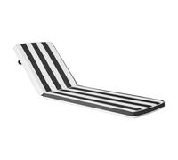 VEVOR Chaise Lounge Cushion, 74 x 22 x 3 in, Set of 2 Outdoor Lounge Chair Cushions, Waterproof & Fade-Resistant Sun Lounger Cushions with Ties, Patio