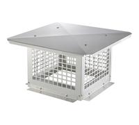 VEVOR Chimney Cap 304.8 x 304.8mm, 304 Stainless Steel Fireplace Chimney Cover, Not Easily Toppled & Practical Accessories & Easy Installation, Fits M