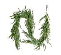 VEVOR Christmas Garland, 1524 mm, Realistic Norfolk Pine Garland, Fir Garland, Artificial Green Garlands, for Indoor & Outdoor Christmas Decoration on Table, Mantle & Fireplace