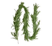 VEVOR Christmas Garland, 9-FT Realistic Norfolk Pine Garland, Evergreen Real Touch Artificial Faux Greenery Garlands, for Holiday Indoor Outdoor Xmas Decoration on Table, Mantel, and Fireplace