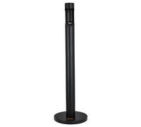 VEVOR Cigarette Butt Receptacle, Commercial Cylinder Cigarette Butt Container, Freestanding and Weatherproof Outdoor Cigarette Butt Disposal for Garden, Office, Restaurant, Hotel, Bar, Patio, Black