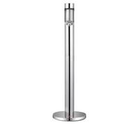 VEVOR Cigarette Butt Receptacle, Stainless Steel Cylinder Cigarette Butt Container, Freestanding and Weatherproof Outdoor Cigarette Butt Disposal for Garden, Office, Restaurant, Hotel, Bar, Silver