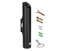 VEVOR Cigarette Butt Receptacle, Stainless Steel Cylinder Cigarette Butt Container, Wall Mounted and Weatherproof Outdoor Cigarette Butt Disposal for Garden, Office, Restaurant, Hotel, Bar, Black