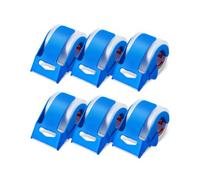 VEVOR Clear Packing Tape, 1.5 inches Core, 6 Rolls 1.88 Inches x 25 Yards Packing Tape with Dispenser, 2.7 Mil Heavy Duty Packaging Tape Designed for Moving, Storage and Packing, Shipping and Mailing