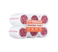 VEVOR Packing Tape 18 Rolls 65 Yards Heavy Duty Clear Packing Tapes 2.7 Mil
