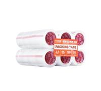 VEVOR Clear Packing Tape 24 Rolls 65 Yards Heavy Duty Clear Packing Tape 2.7 Mil